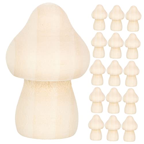 LALAFINA 60Stücke Unbemalte Holzpilze für DIY Malprojekte Verschiedene Formen Graffiti Holzverzierung für Bastelbedarf und Dekoration für Zimmer und Garten LALAFINA 60Stücke Unbemalte Holzpilze für DIY Malprojekte Verschiedene Formen Graffiti Holzverzierung für Bastelbedarf und Dekoration für Zimmer und Garten von LALAFINA