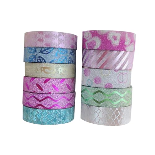 LALAFINA 6Rollen Papierband Hand Account Tape Für DIY Klebeband Für Bastelprojekte Vielseitig Einsetzbar Für Journals Und Scrapbooking LALAFINA 6Rollen Papierband Hand Account Tape Für DIY Klebeband Für Bastelprojekte Vielseitig Einsetzbar Für Journals Und Scrapbooking von LALAFINA