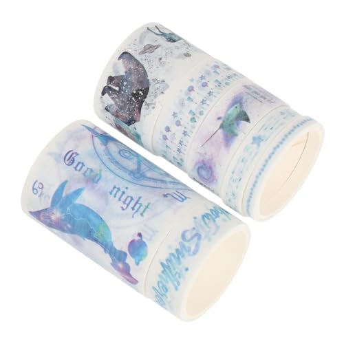 LALAFINA 7 Rollen Journaling Dekoratives Klebeband Vintage Washi Tape für Scrapbooking Diy Tagebuch Dekoration Praktische und Wiederverwendbare Aufkleber für Kreative Bastelprojekte LALAFINA 7 Rollen Journaling Dekoratives Klebeband Vintage Washi Tape für Scrapbooking Diy Tagebuch Dekoration Praktische und Wiederverwendbare Aufkleber für Kreative Bastelprojekte von LALAFINA