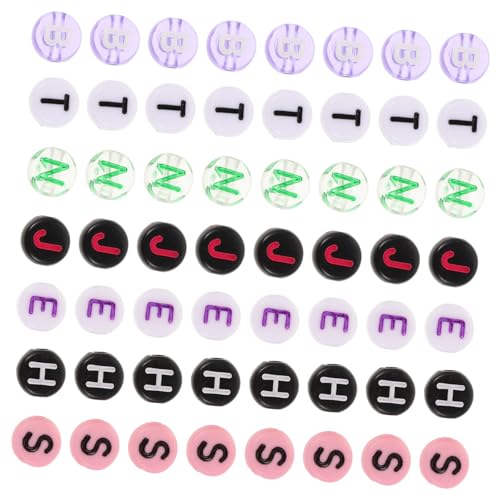 LALAFINA 700 Stück Bunte Acryl Buchstabenperlen für Armbänder Transparente Kleine Spacer Perlen DIY Schmuckherstellung Kit Robuste Runde Alphabet Perlen für Kreative Bastelprojekte LALAFINA 700 Stück Bunte Acryl Buchstabenperlen für Armbänder Transparente Kleine Spacer Perlen DIY Schmuckherstellung Kit Robuste Runde Alphabet Perlen für Kreative Bastelprojekte von LALAFINA