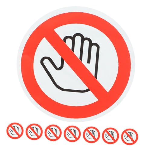 LALAFINA 8 Stück Do Not Touch Sicherheitsaufkleber Selbstklebende Warnlabel für Maschinen Langlebige Etiketten zur Unfallverhütung für Industrie und LALAFINA 8 Stück Do Not Touch Sicherheitsaufkleber Selbstklebende Warnlabel für Maschinen Langlebige Etiketten zur Unfallverhütung für Industrie und von LALAFINA