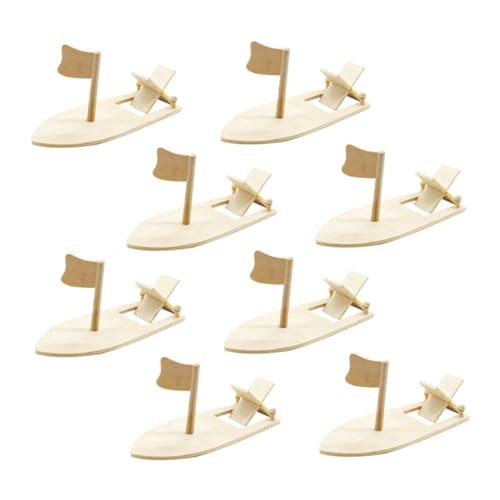 LALAFINA 8 Stück Teiliges DIY Holz Segelboot Modell Unbemalt Langlebig und Hautfreundlich Bastelset und Dekoration Handgefertigte Holzboote zum Bemalen LALAFINA 8 Stück Teiliges DIY Holz Segelboot Modell Unbemalt Langlebig und Hautfreundlich Bastelset und Dekoration Handgefertigte Holzboote zum Bemalen von LALAFINA