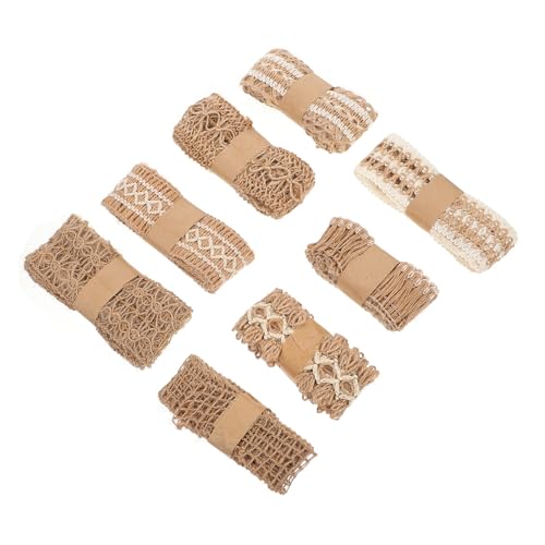 LALAFINA 8 Stück Teiliges Hanfband für Diy Projekte Vielseitige Robuste Dekoration für Kleidung Schuhe Hüte Hochzeiten und Bastelarbeiten LALAFINA 8 Stück Teiliges Hanfband für Diy Projekte Vielseitige Robuste Dekoration für Kleidung Schuhe Hüte Hochzeiten und Bastelarbeiten von LALAFINA
