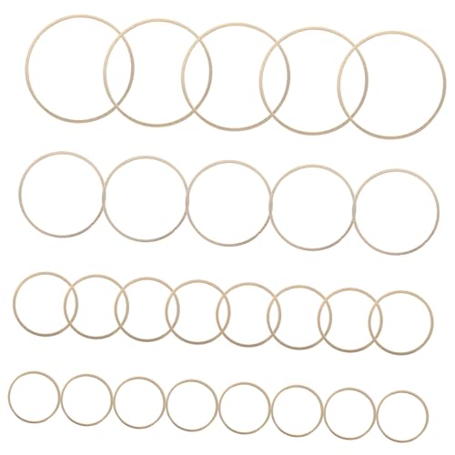 LALAFINA 80 Stück Diy Ohrringe Runde Bead Hoops Verschiedenen für Schmuckherstellung Anhänger und Kreative Bastelprojekte von LALAFINA