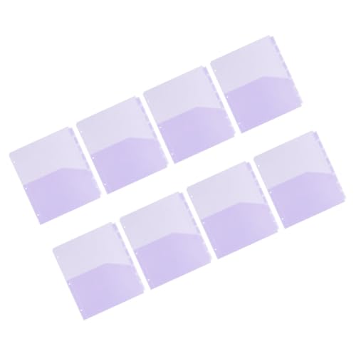 LALAFINA 8Stücke Teiliges Dokumenten Organizer für Ordner Farbcodierte Trennwände mit Kompatibel mit Ring Ordnern Transparente Aufbewahrung für Büro und Schule LALAFINA 8Stücke Teiliges Dokumenten Organizer für Ordner Farbcodierte Trennwände mit Kompatibel mit Ring Ordnern Transparente Aufbewahrung für Büro und Schule von LALAFINA