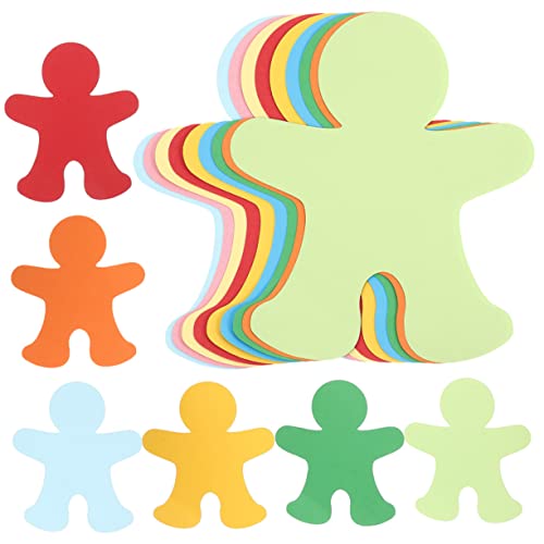 LALAFINA 90 Stück Teiliges Bunte Papier Ausschnitte für Dekorative Wand und Klassenzimmer Dekoration Cartoon Formen für Bastelprojekte und Feste von LALAFINA