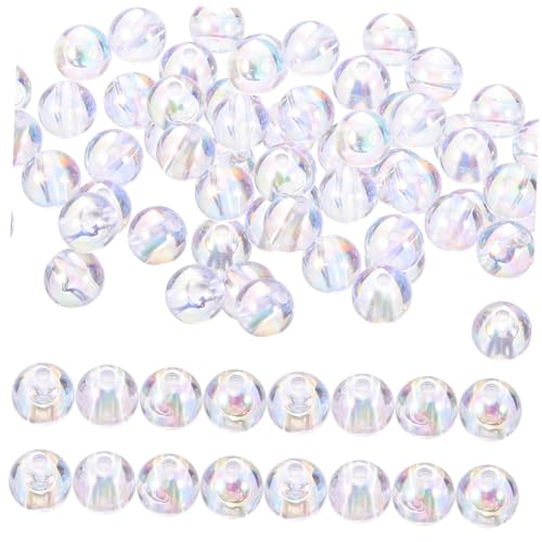 LALAFINA Acrylperlen für DIY Schmuckherstellung Transparente Runde Bastelperlen für Armbänder und Einfach zu Auffädeln Handarbeitsmaterialien LALAFINA Acrylperlen für DIY Schmuckherstellung Transparente Runde Bastelperlen für Armbänder und Einfach zu Auffädeln Handarbeitsmaterialien von LALAFINA