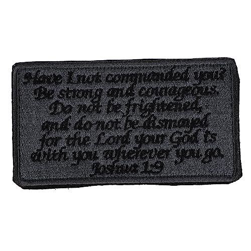 LALAFINA Bestickter Bibelvers Patch zum Aufnähen und Aufbügeln Heilige Armband Patch für Kleidung Reparatur und Dekoration Strapazierfähiger Geeignet für Jeans Hemden Rucksäcke LALAFINA Bestickter Bibelvers Patch zum Aufnähen und Aufbügeln Heilige Armband Patch für Kleidung Reparatur und Dekoration Strapazierfähiger Geeignet für Jeans Hemden Rucksäcke von LALAFINA