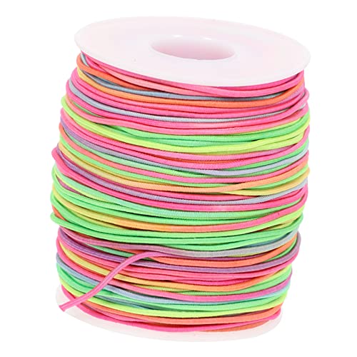 LALAFINA Bunte Elastische Schnur für DIY Schmuck Armband und Halskettenmaterial Leicht zu Verarbeiten für Kreative Projekte Hautfreundlich und Langlebig von LALAFINA