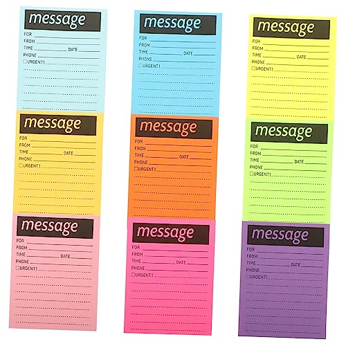 LALAFINA Bunte Haftnotizen Selbstklebende Memo Pads aus Hochwertigem für Schule Büro und Zuhause für Notizen Archivierung und Organisation von LALAFINA