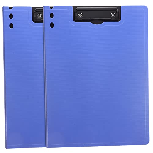 LALAFINA Business Office Board Clip Datei Schreibwaren falten Bindemittel Ordner Büro-Klemmbretter Zusammenklappbares Still-Klemmbrett faltbares Still-Klemmbrett PP-Kunststoff Blau LALAFINA Business Office Board Clip Datei Schreibwaren falten Bindemittel Ordner Büro-Klemmbretter Zusammenklappbares Still-Klemmbrett faltbares Still-Klemmbrett PP-Kunststoff Blau von LALAFINA