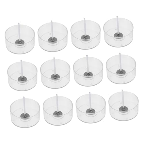 LALAFINA Candle Making Kit mit Baumwolldochten und Transparenten Runden Teelichthaltern Perfektes für DIY Kerzen für Hochzeiten Valentinstag und Festliche Anlässe LALAFINA Candle Making Kit mit Baumwolldochten und Transparenten Runden Teelichthaltern Perfektes für DIY Kerzen für Hochzeiten Valentinstag und Festliche Anlässe von LALAFINA