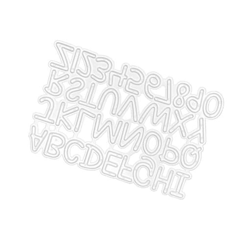 LALAFINA Carbonstahl Buchstaben Stanzformen Teiliges für Diy Scrapbooking Kartenherstellung und Papierprojekte Präzise Schneidvorlagen für Kreative Bastelprojekte LALAFINA Carbonstahl Buchstaben Stanzformen Teiliges für Diy Scrapbooking Kartenherstellung und Papierprojekte Präzise Schneidvorlagen für Kreative Bastelprojekte von LALAFINA