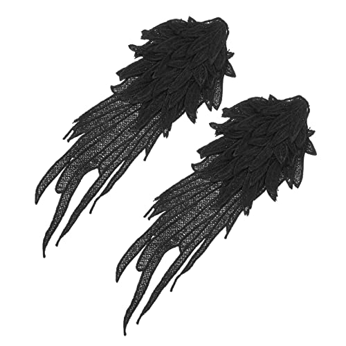 LALAFINA Dekorative Spitzenapplikationen Engel Flügel Aufnäher Diy Kleidung Zubehör Ornamente für Reparaturen und Kreative Gestaltung von LALAFINA