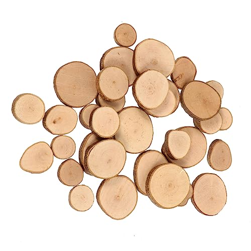 LALAFINA Diy Holzscheiben für Hochzeitsdekorationen Natürliche Polierte Holzstücke Kiefer für Bastelprojekte und Kreative Handarbeiten für Tischdeko und Wandgestaltung LALAFINA Diy Holzscheiben für Hochzeitsdekorationen Natürliche Polierte Holzstücke Kiefer für Bastelprojekte und Kreative Handarbeiten für Tischdeko und Wandgestaltung von LALAFINA