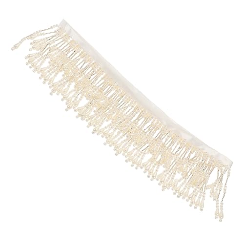 LALAFINA Diy Perlen Bordüre mit Quasten Dekorative Perlenborte für Kleidung Röcke und Accessoires für Hochzeitsdekoration und Bastelprojekte LALAFINA Diy Perlen Bordüre mit Quasten Dekorative Perlenborte für Kleidung Röcke und Accessoires für Hochzeitsdekoration und Bastelprojekte von LALAFINA