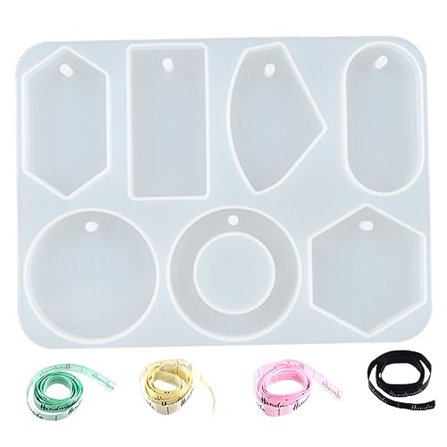 LALAFINA Diy Silikon Pendant Gießform Set für Aromatherapie Wachsscheiben Bänder Flexible Transparente Silikonform für Stilvolle Anhänger Langlebig und Leicht zu Reinigen LALAFINA Diy Silikon Pendant Gießform Set für Aromatherapie Wachsscheiben Bänder Flexible Transparente Silikonform für Stilvolle Anhänger Langlebig und Leicht zu Reinigen von LALAFINA