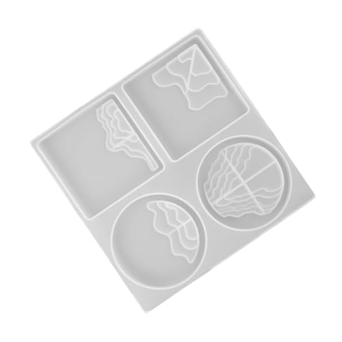 LALAFINA Diy Silikonform für Dekorative Untersetzer Flexible Gießform Lebensmittelechtem Silikon für Handgefertigte und Kreative Projekte von LALAFINA