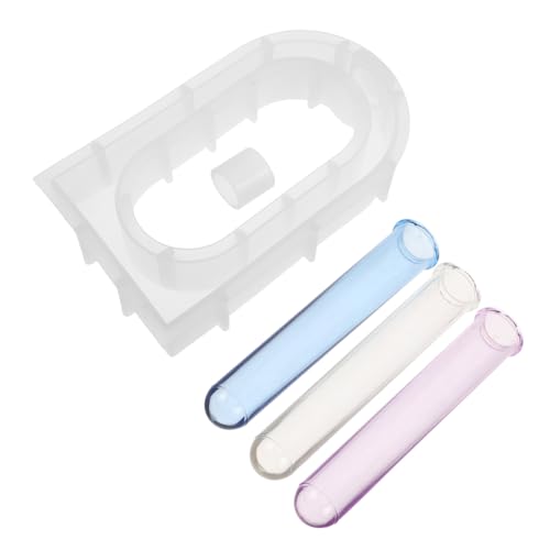 LALAFINA Diy Silikonform für Hydroponische Vasen Flexibles Epoxidharz Gießmuster mit Testrohren für Pflanzenhalter und Dekoration LALAFINA Diy Silikonform für Hydroponische Vasen Flexibles Epoxidharz Gießmuster mit Testrohren für Pflanzenhalter und Dekoration von LALAFINA