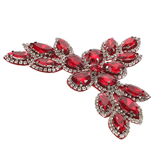 LALAFINA Diy Strass Aufnäher für Kleidung Kreative Bügelpatches Rot zur Dekoration von Schuhen Kleidern und Bastelprojekten Hautfreundlich und Langlebig LALAFINA Diy Strass Aufnäher für Kleidung Kreative Bügelpatches Rot zur Dekoration von Schuhen Kleidern und Bastelprojekten Hautfreundlich und Langlebig von LALAFINA