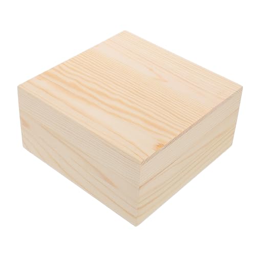 LALAFINA Elegante Aufbewahrungsbox Aus Holz Für Schmuck Mit Deckel, Unbehandelte Holzbox, Aufbewahrungs-organizer, Kleine Holzboxen Für Kunsthandwerk, Sammlerstücke, Heimdekoration LALAFINA Elegante Aufbewahrungsbox Aus Holz Für Schmuck Mit Deckel, Unbehandelte Holzbox, Aufbewahrungs-organizer, Kleine Holzboxen Für Kunsthandwerk, Sammlerstücke, Heimdekoration von LALAFINA