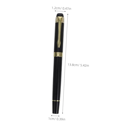 LALAFINA Eleganter Vintage Füllfederhalter mit Goldfarbenem Clip Luxuriöser Business-stift für Männer Sanftes Schreiben Kompaktes Design für Abschlussgeschenke Notizen und Unterschriften von LALAFINA