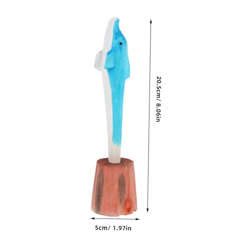 LALAFINA Handgefertigter Holzstift mit Tiermotiv Süßer Delfin Kugelschreiber aus Massivem Holz Langlebiger Schreibstift für Schule Büro Geschenkidee für Junge Mädchen LALAFINA Handgefertigter Holzstift mit Tiermotiv Süßer Delfin Kugelschreiber aus Massivem Holz Langlebiger Schreibstift für Schule Büro Geschenkidee für Junge Mädchen von LALAFINA