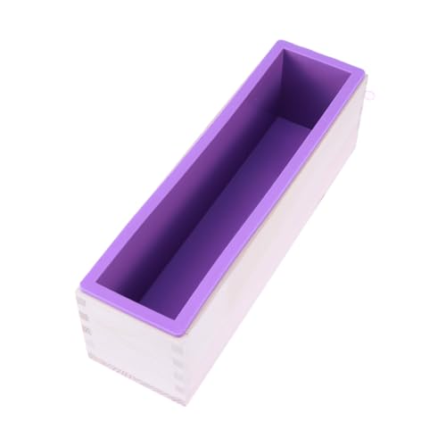 LALAFINA Handgemachte Seifenformen Holzbox Lila S Oval Quadratisch Rechteckig DIY Seifenherstellung Silikonform Sicher Langlebig Leicht zu Reinigen LALAFINA Handgemachte Seifenformen Holzbox Lila S Oval Quadratisch Rechteckig DIY Seifenherstellung Silikonform Sicher Langlebig Leicht zu Reinigen von LALAFINA