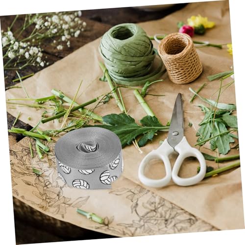 LALAFINA Hochwertiges Volleyball print Ripsband Reißfestes Polyester DIY Party Deko Geschenkverpackung Schleifenband für Basteln Haarbows und Festliche Dekorationen von LALAFINA