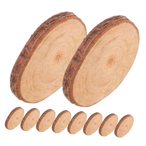LALAFINA Holzscheiben für Diy Hochzeitsdekorationen und Handwerksprojekte Unbehandelte Holzkreise für Basteln Fotodekorationen und Personalisierte Geschenkanhänger LALAFINA Holzscheiben für Diy Hochzeitsdekorationen und Handwerksprojekte Unbehandelte Holzkreise für Basteln Fotodekorationen und Personalisierte Geschenkanhänger von LALAFINA
