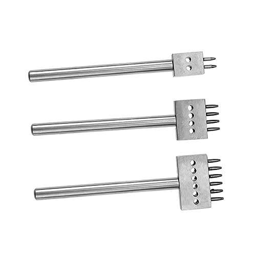 LALAFINA Leder Lochstanzer Set DIY Prong Werkzeug für Lederhandwerk Stabiles Stahlmaterial für Uhrenarmbänder und Kreative Projekte LALAFINA Leder Lochstanzer Set DIY Prong Werkzeug für Lederhandwerk Stabiles Stahlmaterial für Uhrenarmbänder und Kreative Projekte von LALAFINA