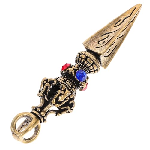 LALAFINA Messing massiv Diamant Stößel kreative religiöse Vajra handgemachte Schlüsselanhänger Anhänger Anhänger Zubehör Buddha Dorje Phurba Halloween-Dekorationen Halskette LALAFINA Messing massiv Diamant Stößel kreative religiöse Vajra handgemachte Schlüsselanhänger Anhänger Anhänger Zubehör Buddha Dorje Phurba Halloween-Dekorationen Halskette von LALAFINA