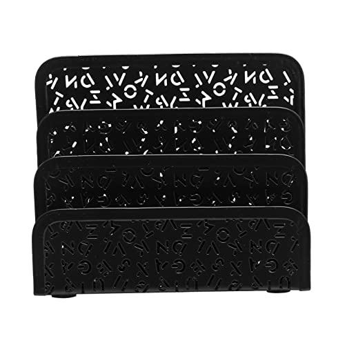 LALAFINA Metallischer Brief Organizer für Schreibtisch Eleganter Briefhalter aus für Büro Schule und Zuhause Platzsparend und Rostfrei kein Zusammenbau Erforderlich von LALAFINA