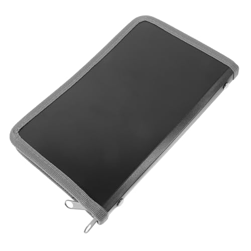 LALAFINA Mini Accordion File Organizer mit Regenbogen Einfassung Mehrlagiger Quittungs und Dokumentenordner Kompakter Vielseitiger Aufbewahrungsfolder für Wichtige Papiere und Belege Graue von LALAFINA