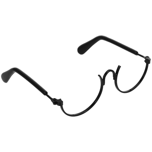 LALAFINA Mini-Puppenbrille Metalldrahtrand Puppe Winzige Brille Puppe Anziehbrille Zum Basteln Puppen Haustiere Kostüm Cosplay LALAFINA Mini-Puppenbrille Metalldrahtrand Puppe Winzige Brille Puppe Anziehbrille Zum Basteln Puppen Haustiere Kostüm Cosplay von LALAFINA
