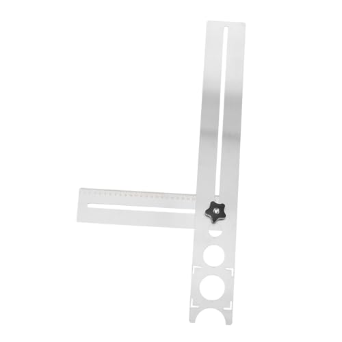 LALAFINA Multifunktionaler Keramischer Fliesenlochfinder Edelstahl Lineal für Präzises Bohren von Fliesen Marmor und Glas Vielseitiges Fliesenzubehör für Heimwerker LALAFINA Multifunktionaler Keramischer Fliesenlochfinder Edelstahl Lineal für Präzises Bohren von Fliesen Marmor und Glas Vielseitiges Fliesenzubehör für Heimwerker von LALAFINA