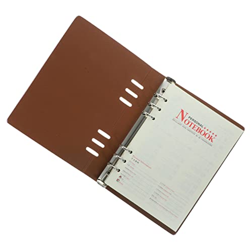 LALAFINA Nachfüllbares Notizbuch mit Binder Ringen Tagebuch für Büroangestellte Studenten und Lehrer Design für Persönliche Notizen und Planungen von LALAFINA