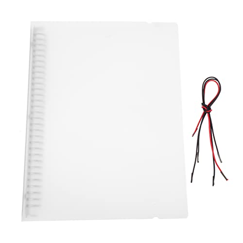 LALAFINA Notizblock-schutzhülle Mattiert A4 Ordner-hülle Handbuch-hülle 30 Löcher Tragbar für Büro und Schule LALAFINA Notizblock-schutzhülle Mattiert A4 Ordner-hülle Handbuch-hülle 30 Löcher Tragbar für Büro und Schule von LALAFINA