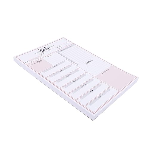LALAFINA Notizbuch wöchentlich Studie a5 planer notizblock a5 Wochennotizblock Memo -Pad Tagesplaner Notizblock Wochenorganisator Notepad abreißen Wochenplanplanung Notizblock Papier Rosa LALAFINA Notizbuch wöchentlich Studie a5 planer notizblock a5 Wochennotizblock Memo -Pad Tagesplaner Notizblock Wochenorganisator Notepad abreißen Wochenplanplanung Notizblock Papier Rosa von LALAFINA