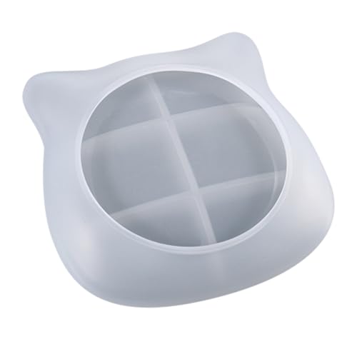 LALAFINA Obstschalen-harzform: Katzenförmige Tablettform, Epoxidharz-gießschalenform, Silikonform Für Schmuckschalen, Für Obstteller, Seifenschale, Heimdekoration von LALAFINA