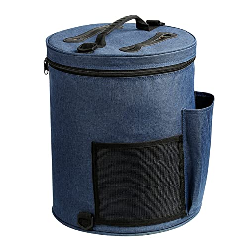 LALAFINA Organizer Tasche Oxford Tragetasche für Strick und Häkelprojekte Leicht Praktisch mit Schultergurt für Mehrere Wollknäuel Zubehör LALAFINA Organizer Tasche Oxford Tragetasche für Strick und Häkelprojekte Leicht Praktisch mit Schultergurt für Mehrere Wollknäuel Zubehör von LALAFINA