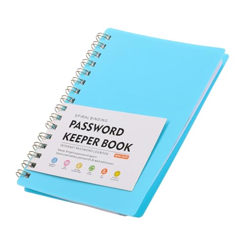 LALAFINA Passwortbuch mit Alphabetischen Tabs Spiralgebundenes Passwort Organizer Notizbuch für Website Login Adressbuch für Senioren Langlebiges Leicht zu Blätterndes Hardcover Logbuch in LALAFINA Passwortbuch mit Alphabetischen Tabs Spiralgebundenes Passwort Organizer Notizbuch für Website Login Adressbuch für Senioren Langlebiges Leicht zu Blätterndes Hardcover Logbuch in von LALAFINA