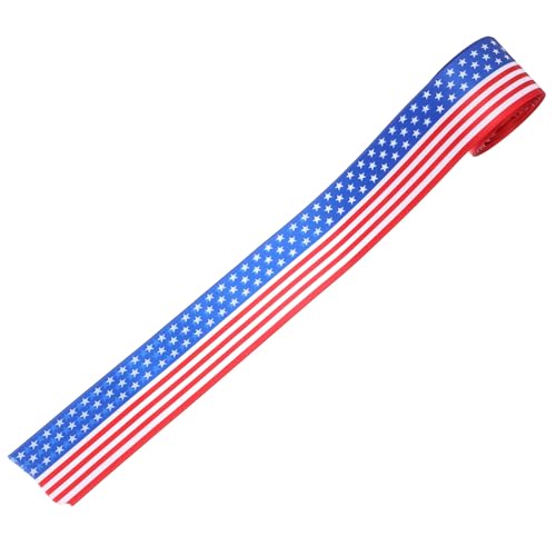 LALAFINA Patriotisches Awareness Band Amerikanische Flagge Yards Dekoratives DIY Band für Unabhängigkeitstag Partys und Bastelarbeiten LALAFINA Patriotisches Awareness Band Amerikanische Flagge Yards Dekoratives DIY Band für Unabhängigkeitstag Partys und Bastelarbeiten von LALAFINA