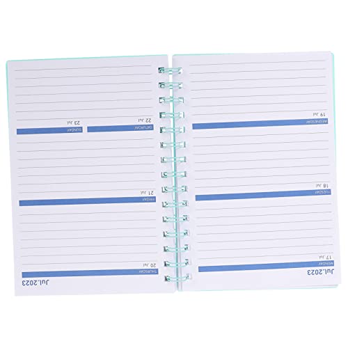 LALAFINA Planer notizblock Planungsnotizbuch Wandkalender 2023 Agenda Notebook Zeitplan-Notizbuch schülerkalender Praktisches Notizbuch farbiges notizbuch doppeltes Offsetpapier Sky-blue LALAFINA Planer notizblock Planungsnotizbuch Wandkalender 2023 Agenda Notebook Zeitplan-Notizbuch schülerkalender Praktisches Notizbuch farbiges notizbuch doppeltes Offsetpapier Sky-blue von LALAFINA