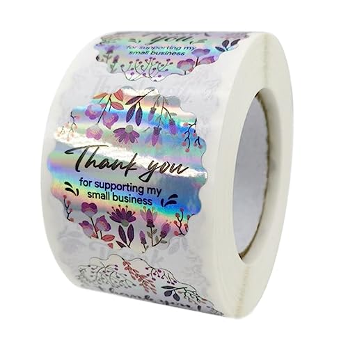 LALAFINA Regenbogen Blumen Aufkleber Selbstklebende Dankeschön Etiketten für Diy Bastelprojekte Geschenkverpackung und Hochzeitskarten LALAFINA Regenbogen Blumen Aufkleber Selbstklebende Dankeschön Etiketten für Diy Bastelprojekte Geschenkverpackung und Hochzeitskarten von LALAFINA