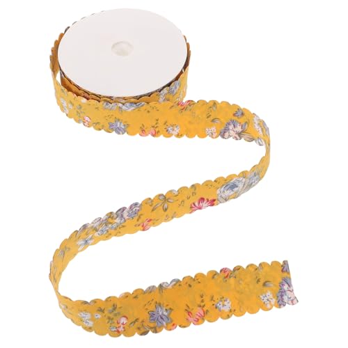 LALAFINA Retro Floral Grosgrain Band Buntes Frühlingsblumenband mit Wellenkante Dekoratives Band für Diy Haarspangen Hüte und Accessoires LALAFINA Retro Floral Grosgrain Band Buntes Frühlingsblumenband mit Wellenkante Dekoratives Band für Diy Haarspangen Hüte und Accessoires von LALAFINA