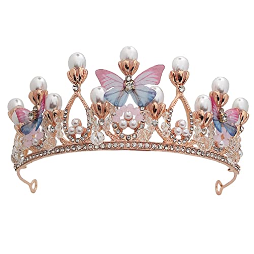 LALAFINA Schmetterlingskrone Stirnband Strass Haarreif Hochzeit für Mädchen Kinder Tiara Mädchen Kristall Schmetterlinge Kopfschmuck Damen Mode Stirnbänder Halloween Haar Blume Prinzessin Damen Lani LALAFINA Schmetterlingskrone Stirnband Strass Haarreif Hochzeit für Mädchen Kinder Tiara Mädchen Kristall Schmetterlinge Kopfschmuck Damen Mode Stirnbänder Halloween Haar Blume Prinzessin Damen Lani von LALAFINA