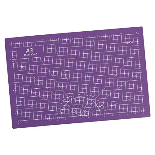 LALAFINA Schneidematte Selbstheilend Doppelseitig PVC Rutschfest für Scrapbooking Basteln Schneiden und Modellbau Vielseitig für Lehrer Studenten und Diy Enthusiasten von LALAFINA