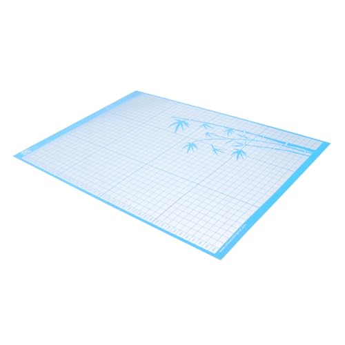 LALAFINA Schneideunterlage PVC Handgefertigte Schneidematte für Plotter Vielseitig Einsetzbar für Kunstprojekte Schneiden Gravieren und Basteln Blau von LALAFINA