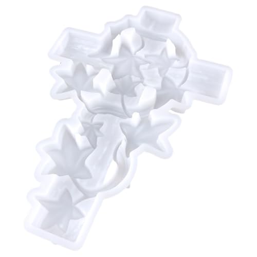 LALAFINA Silikonform Kreuz Anhänger Gießform Flexibel Langlebig DIY Schmuck Gießformen für Epoxidharz Basteln Wanddeko Sicher von LALAFINA